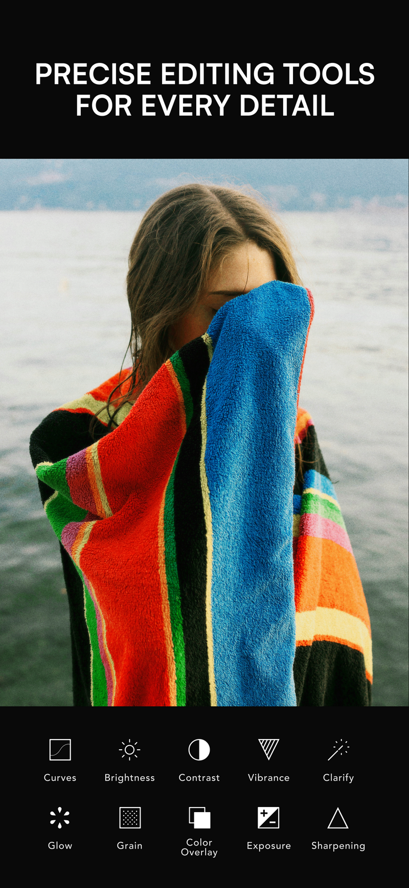 Precise editing tools for every detail — Afterlight Photo Editor